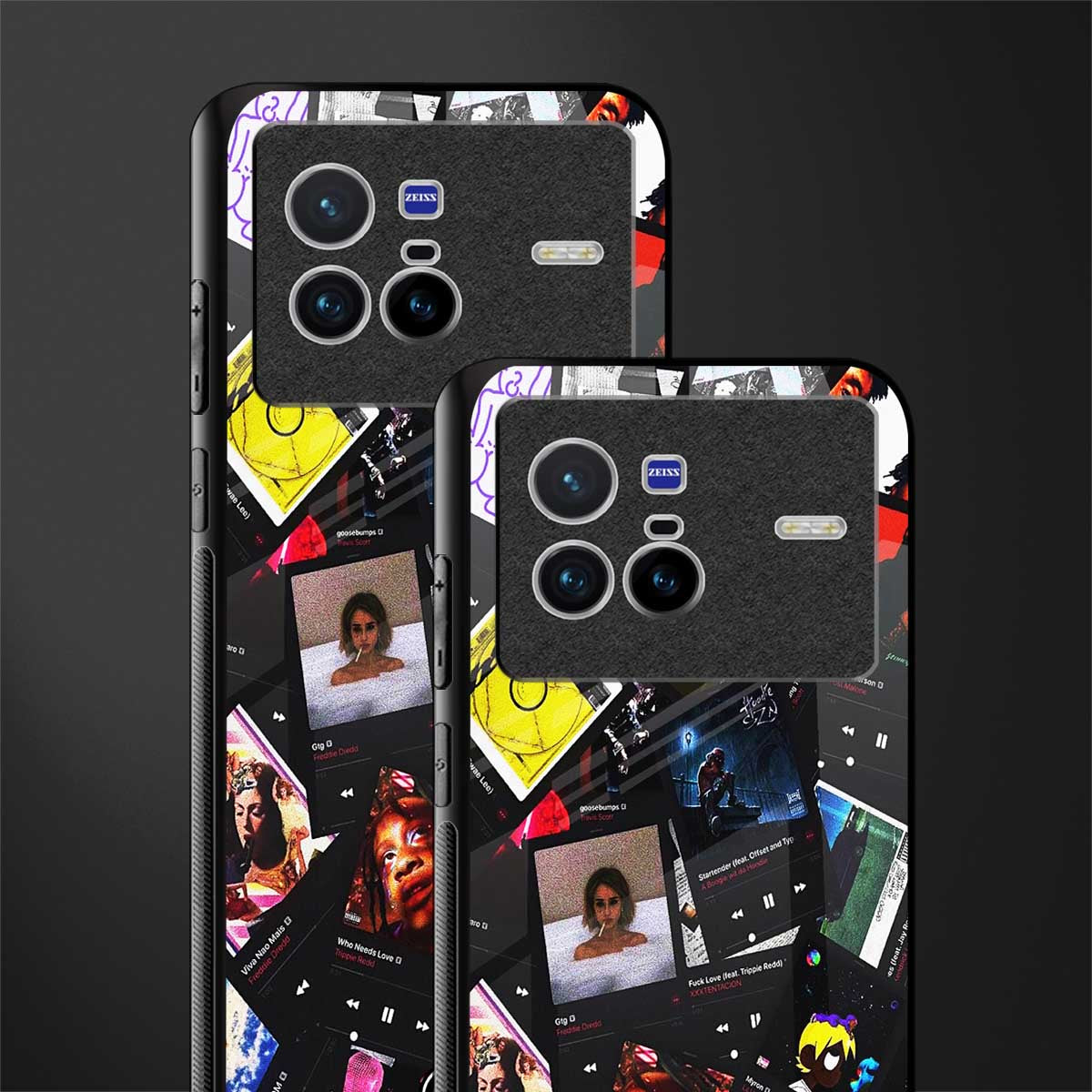 spotify and chill vibes music glass case for vivo x80 image-2