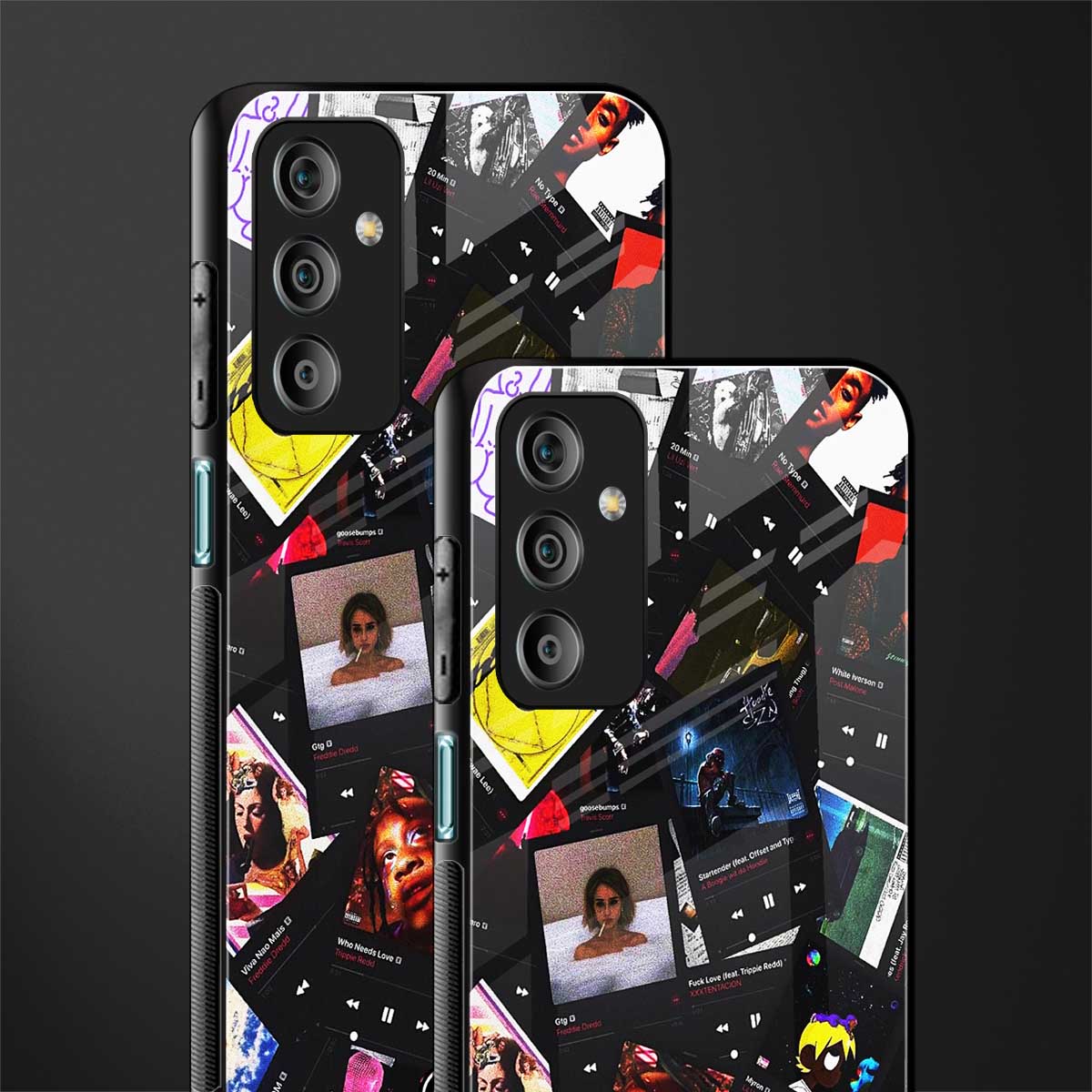 spotify and chill vibes music back phone cover | glass case for samsung galaxy f23 5g