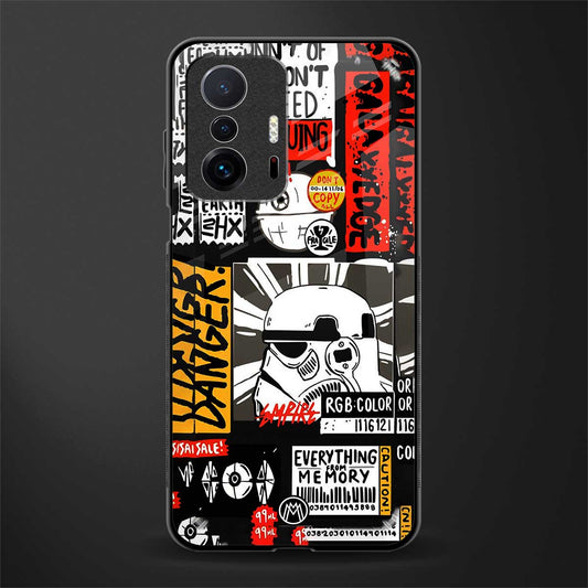 star wars collage glass case for mi 11t pro 5g image
