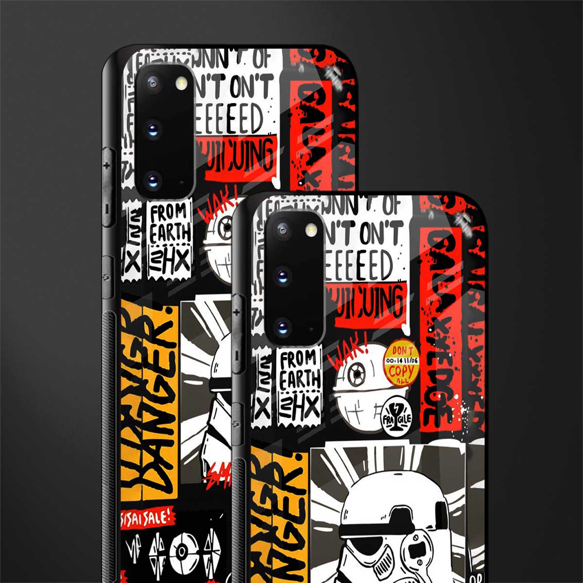 star wars collage glass case for samsung galaxy s20 image-2
