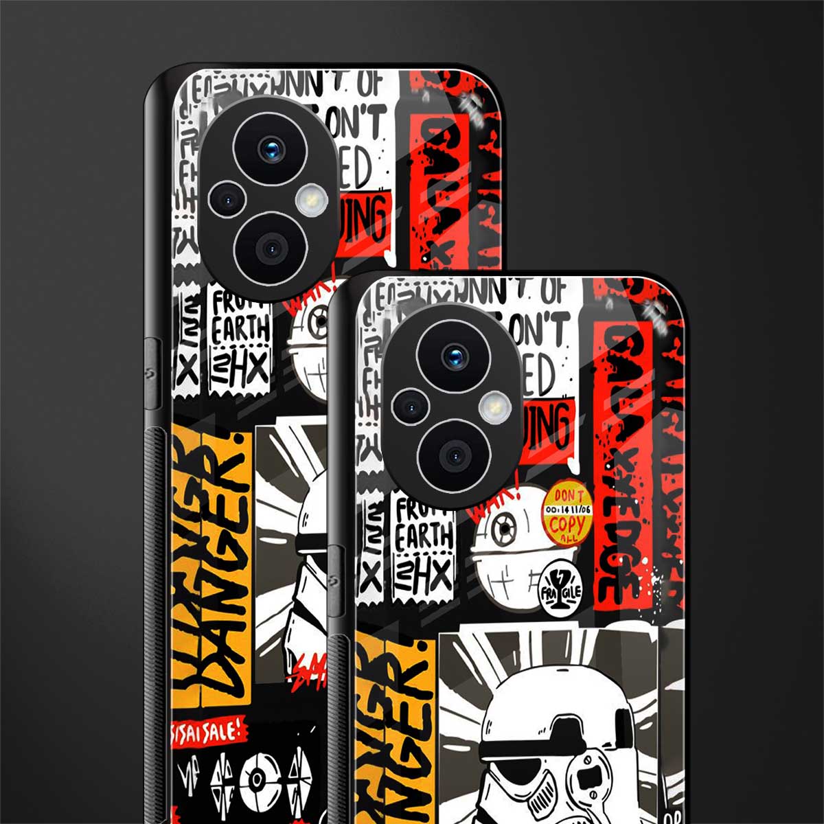 star wars collage back phone cover | glass case for oppo f21 pro 5g