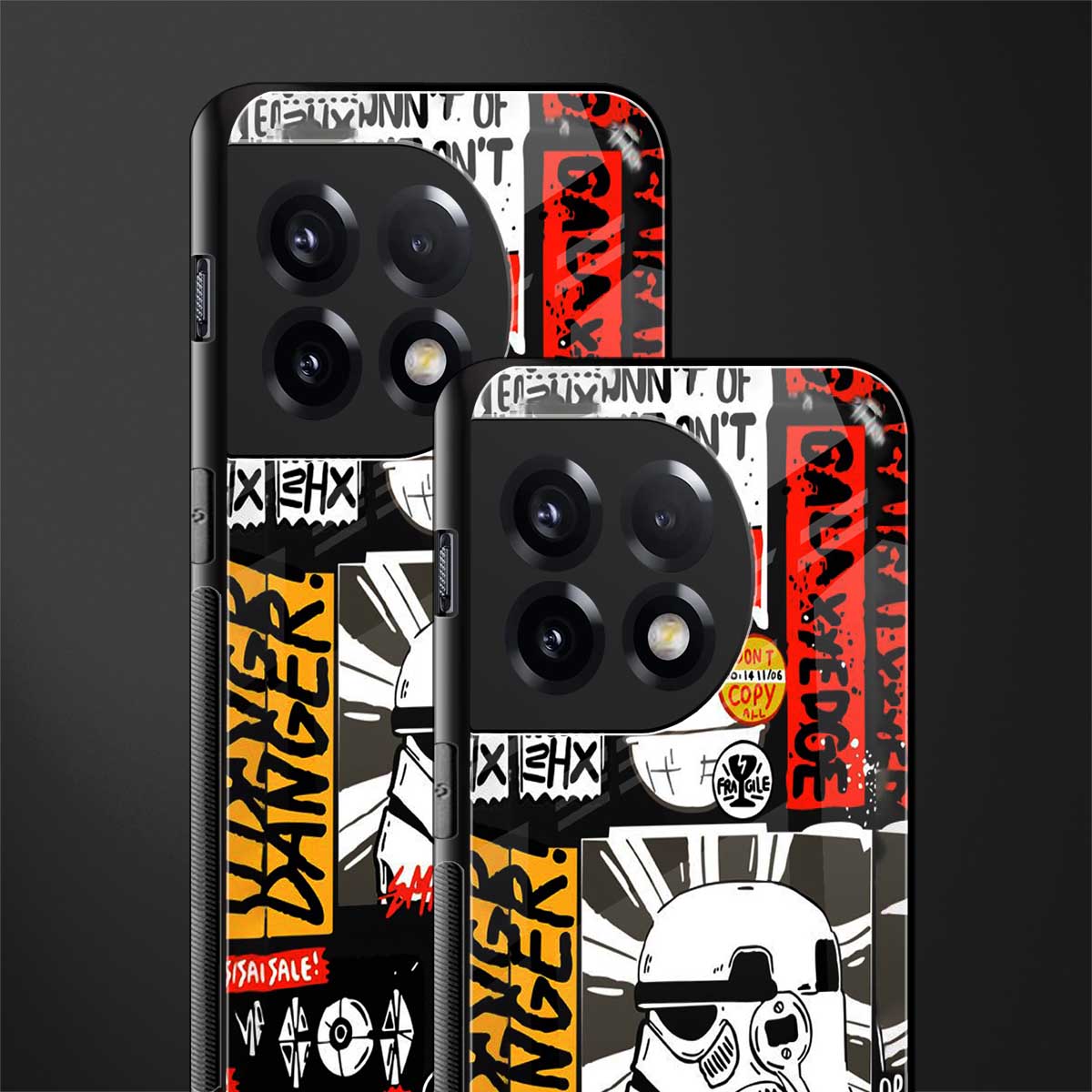 star wars collage back phone cover | glass case for oneplus 11r