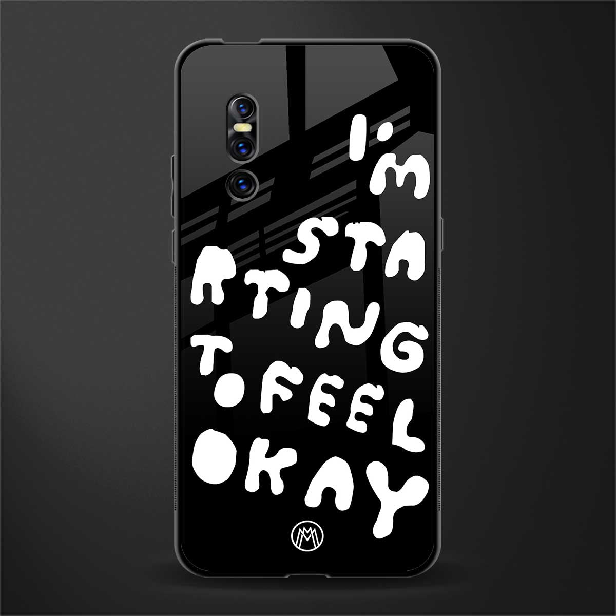 starting to feel okay glass case for vivo v15 pro image
