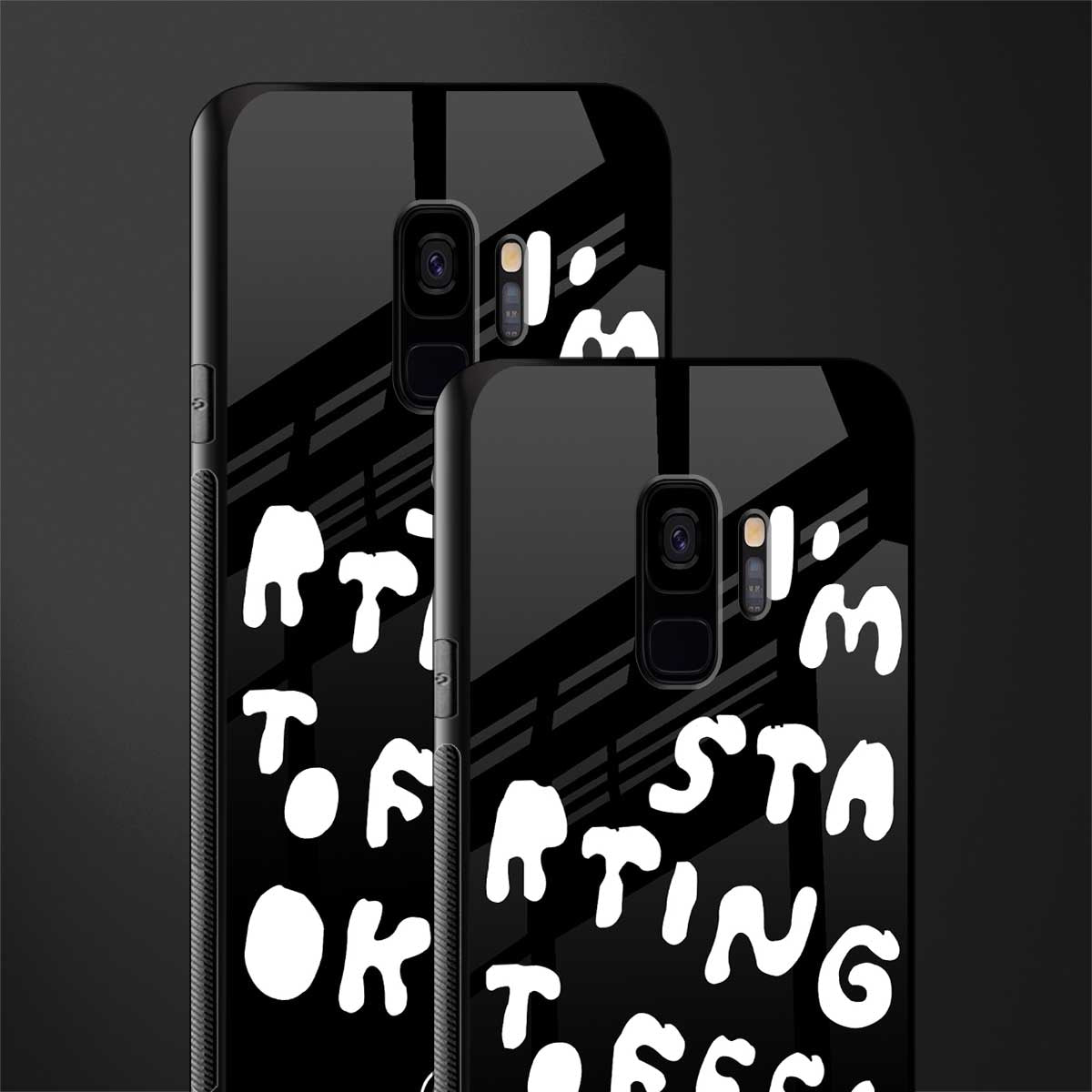 starting to feel okay glass case for samsung galaxy s9 image-2