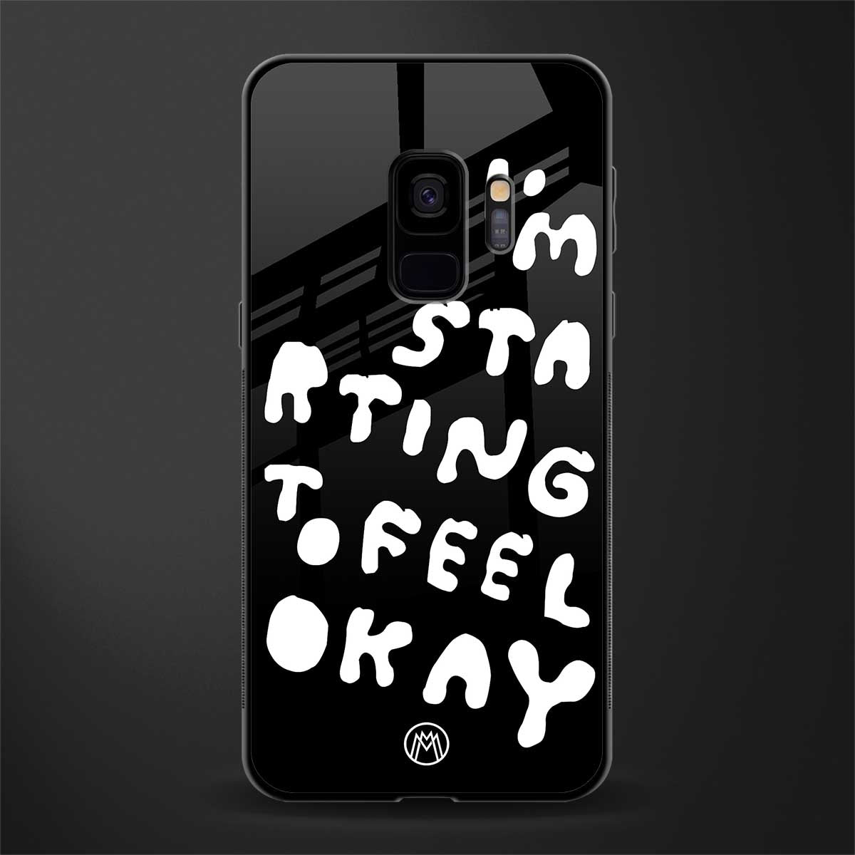 starting to feel okay glass case for samsung galaxy s9 image