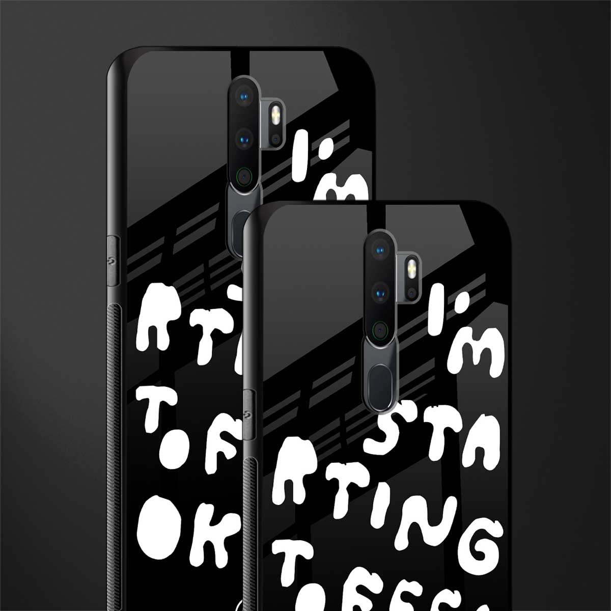 starting to feel okay glass case for oppo a5 2020 image-2