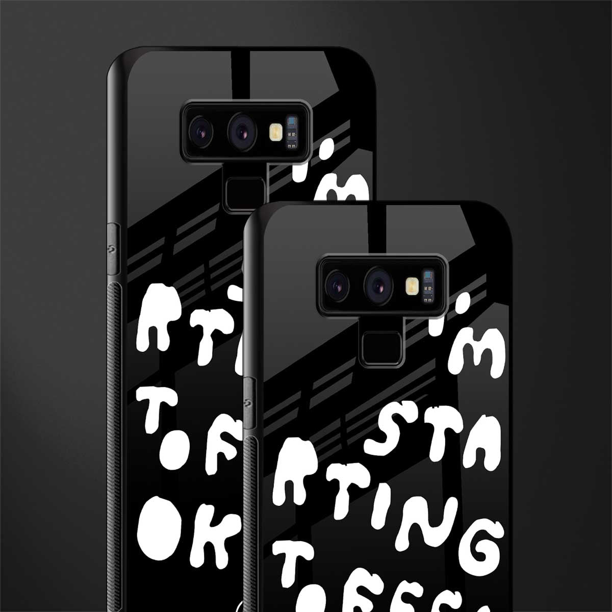 starting to feel okay glass case for samsung galaxy note 9 image-2