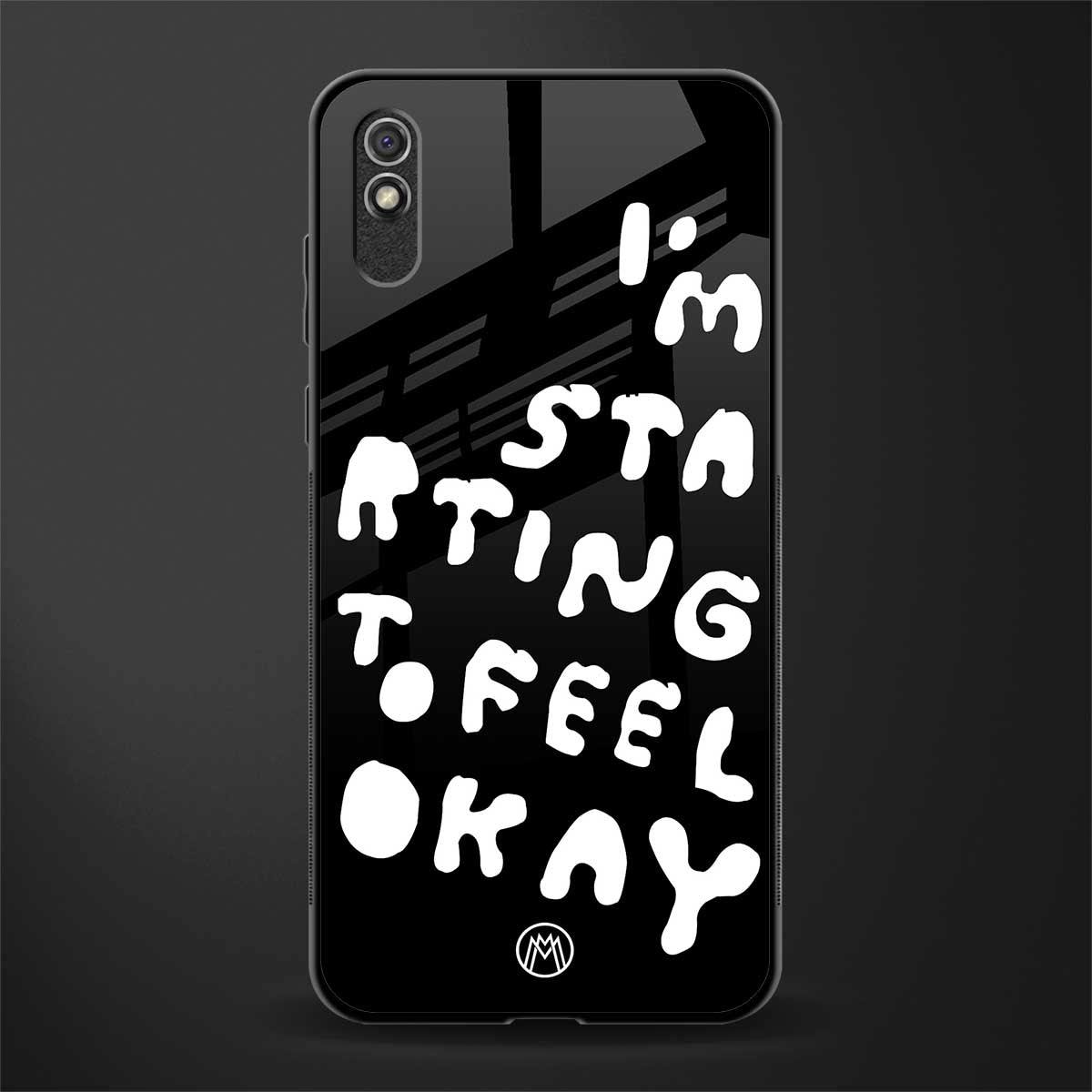 starting to feel okay glass case for redmi 9i image