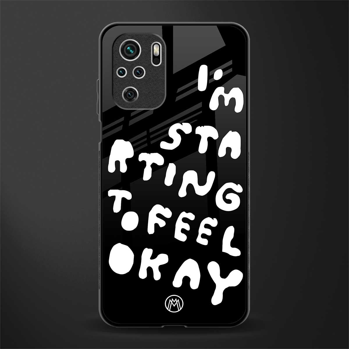 starting to feel okay glass case for redmi note 10 image