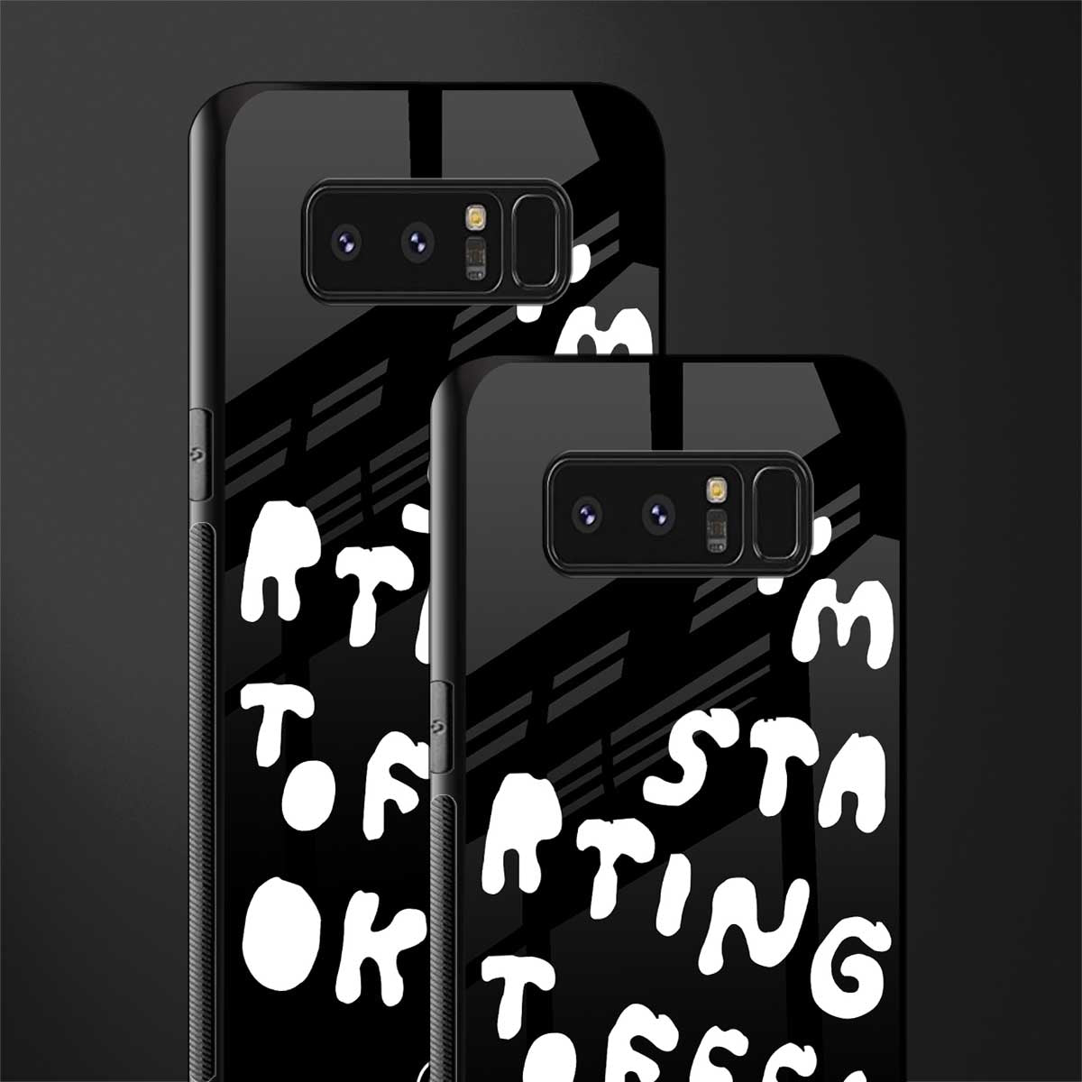 starting to feel okay glass case for samsung galaxy note 8 image-2
