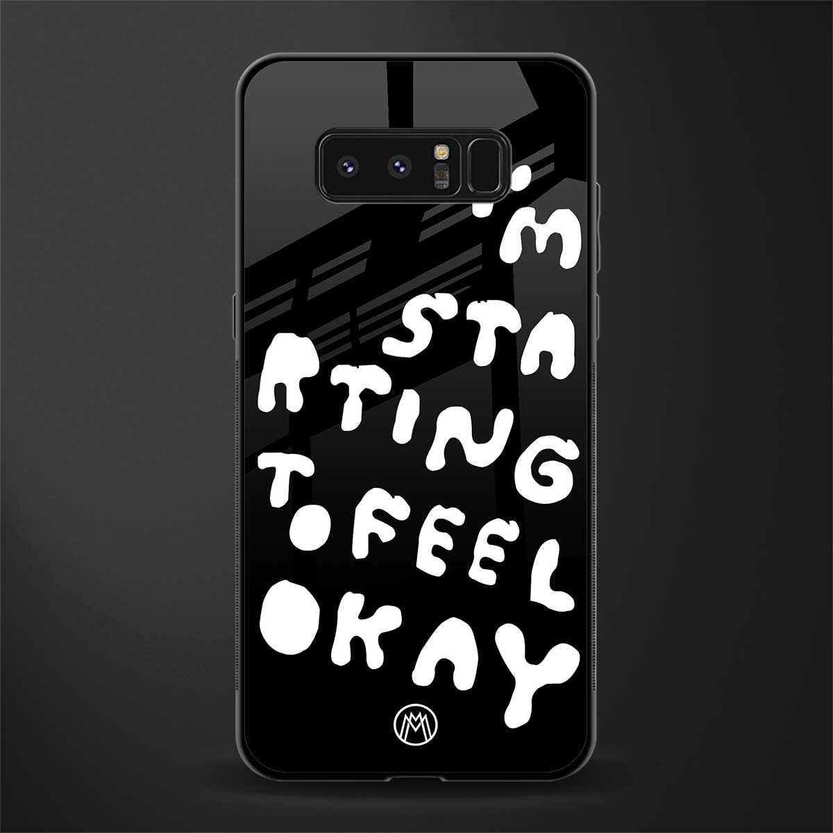 starting to feel okay glass case for samsung galaxy note 8 image