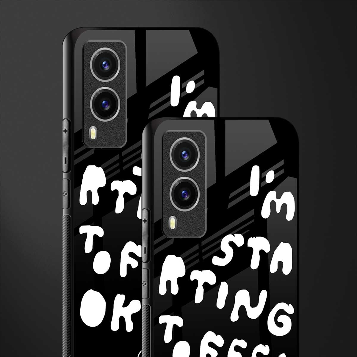 starting to feel okay glass case for vivo v21e 5g image-2