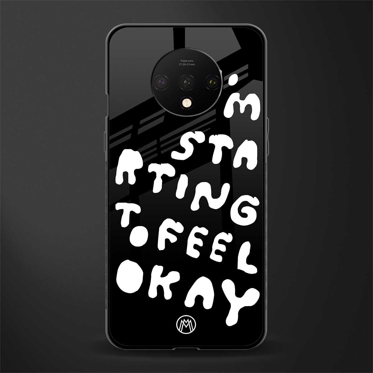 starting to feel okay glass case for oneplus 7t image
