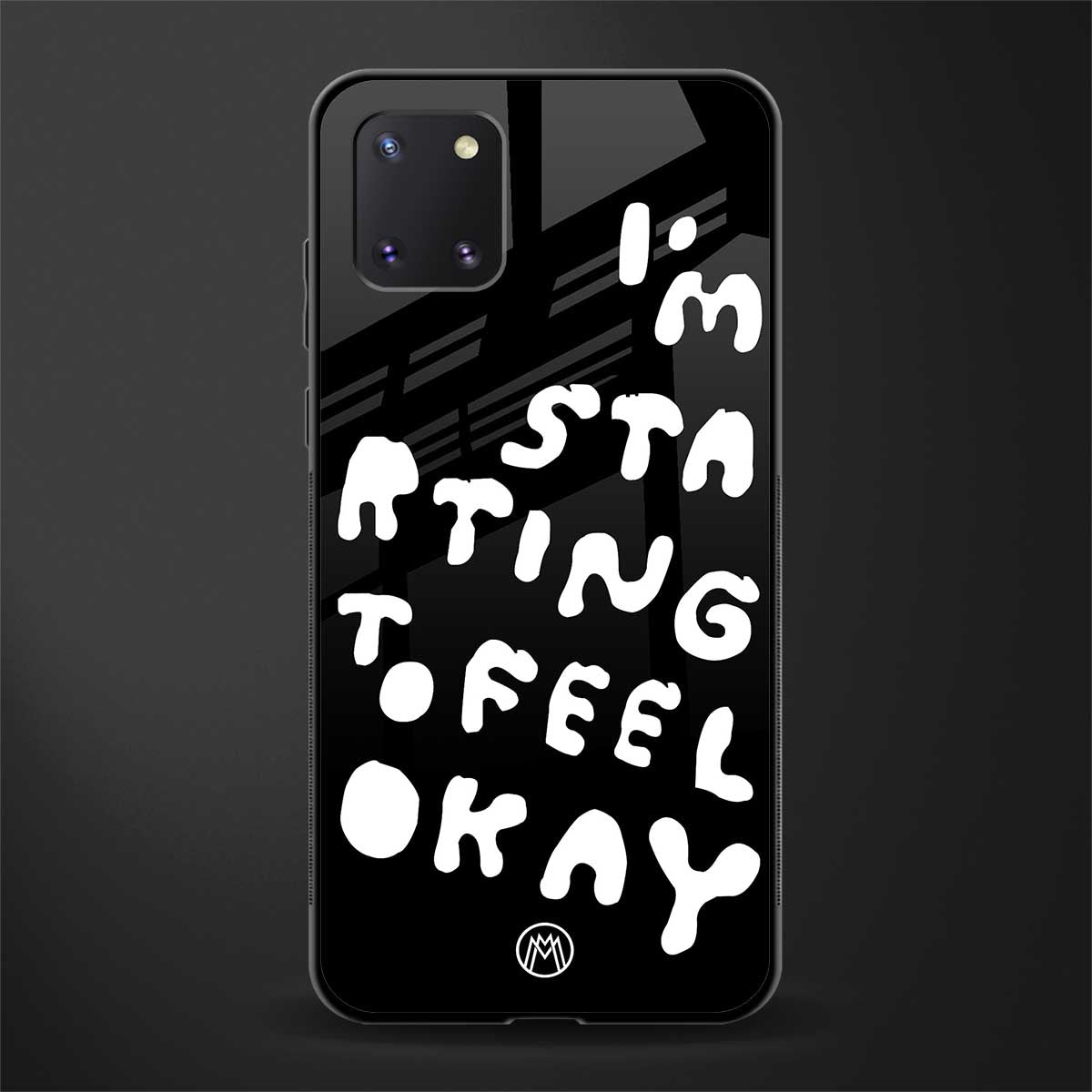 starting to feel okay glass case for samsung a81 image