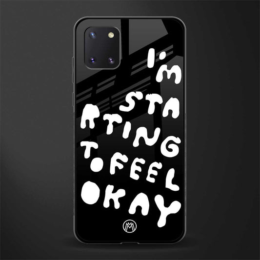 starting to feel okay glass case for samsung a81 image