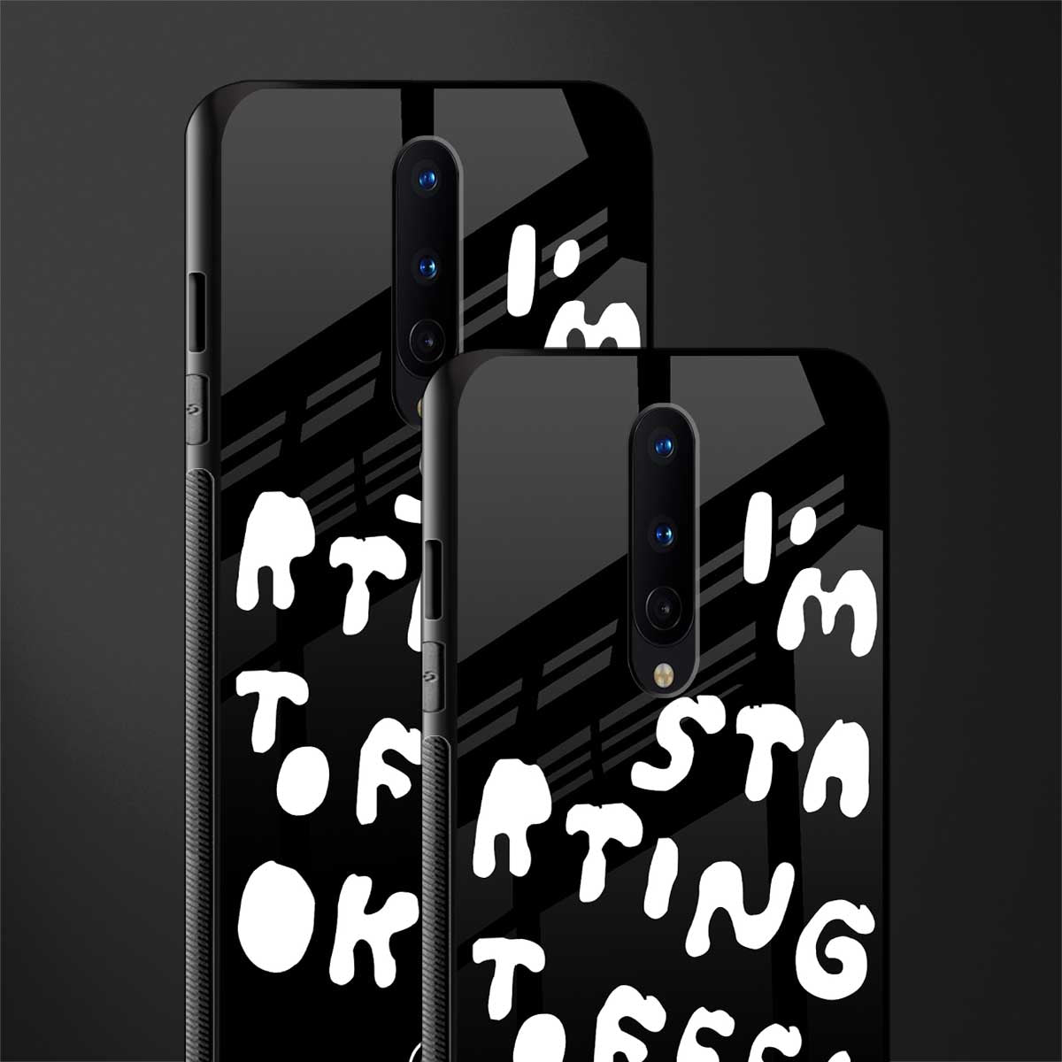 starting to feel okay glass case for oneplus 8 image-2