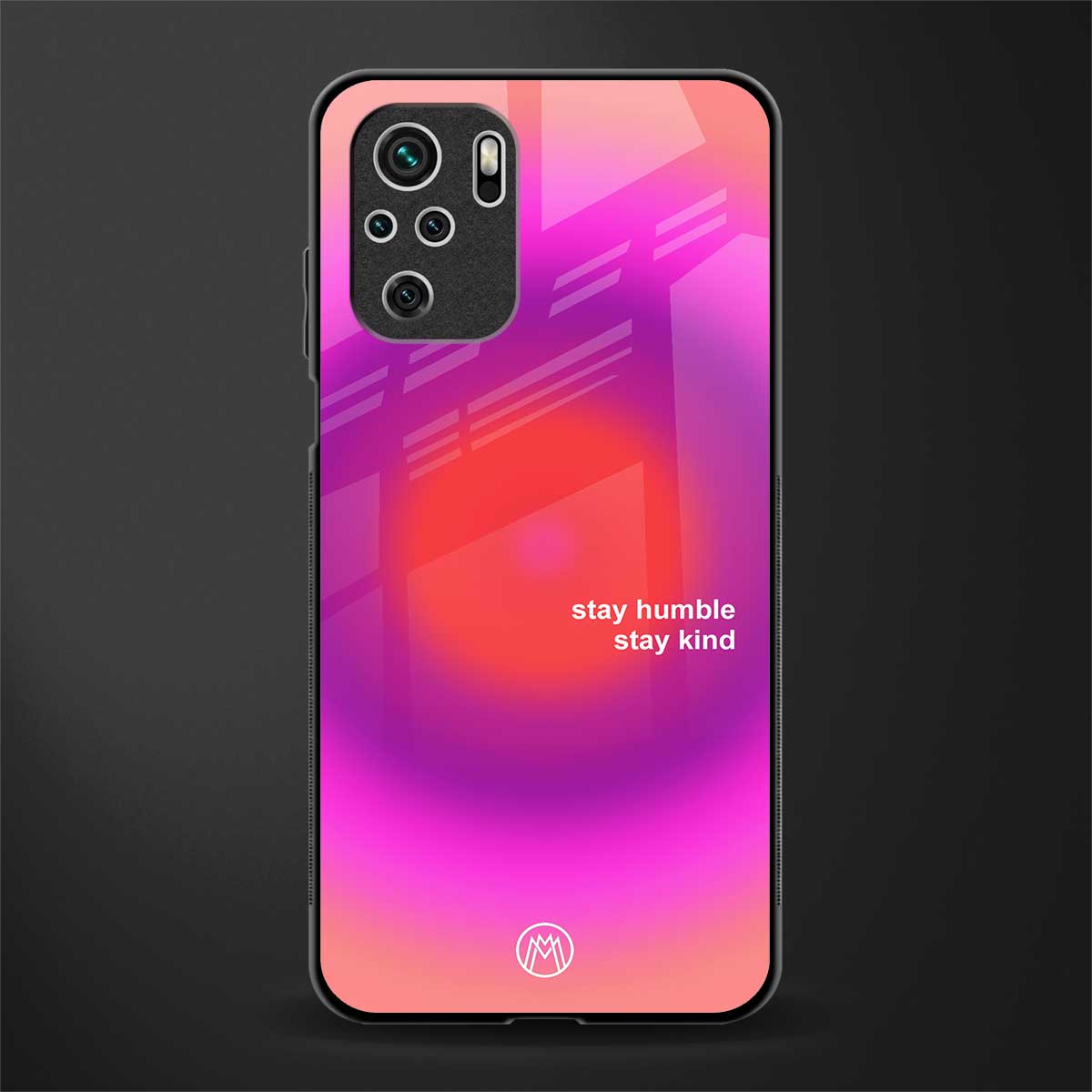 stay kind glass case for redmi note 10s image