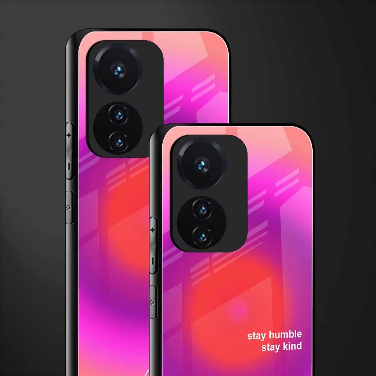 stay kind back phone cover | glass case for vivo t1 44w 4g
