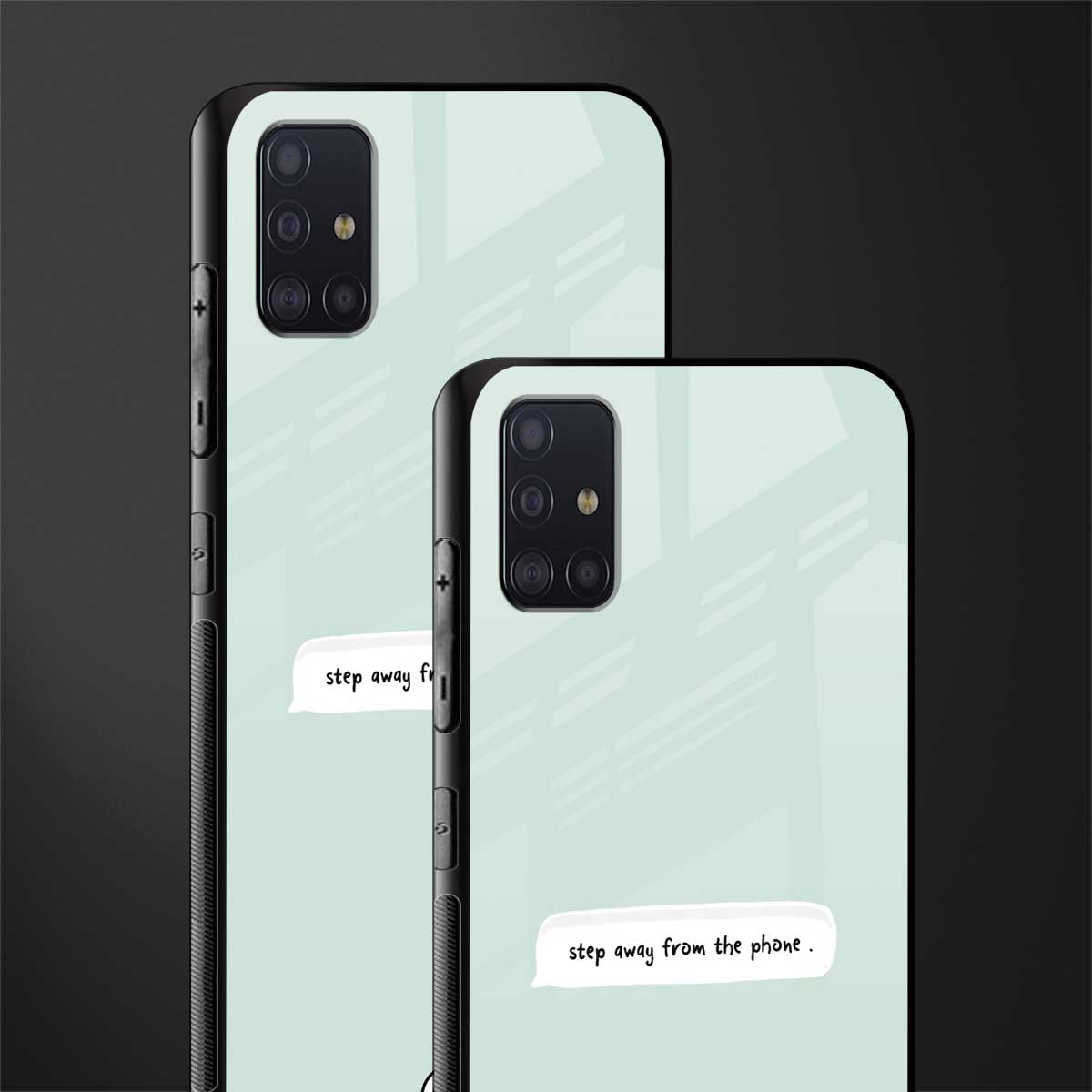 step away from the phone glass case for samsung galaxy a71 image-2
