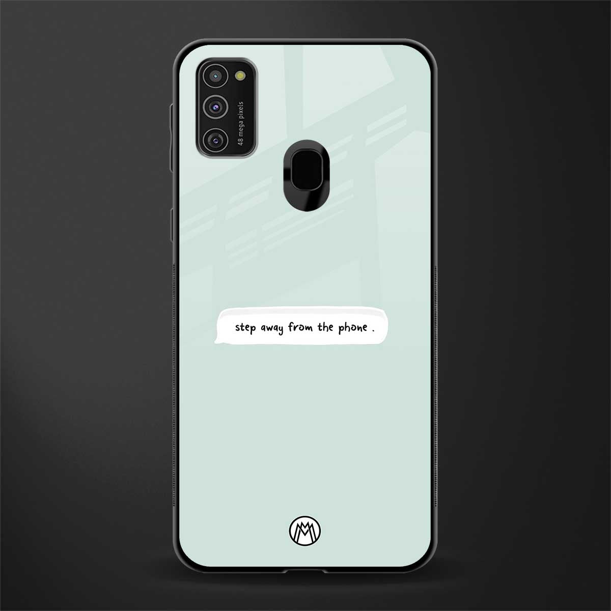 step away from the phone glass case for samsung galaxy m21 image