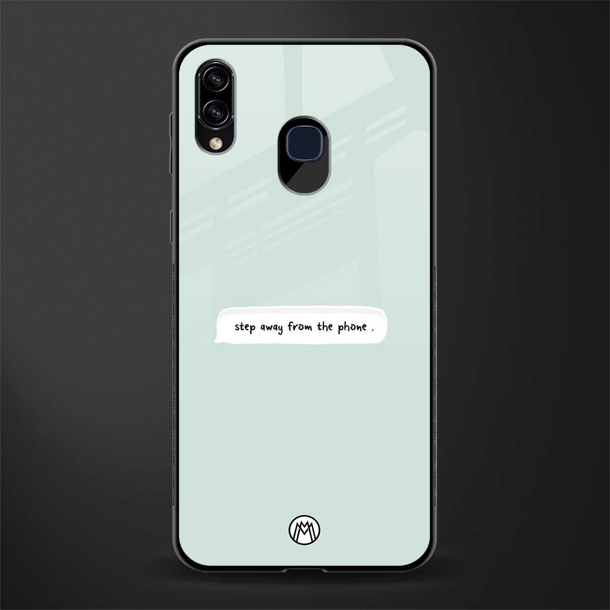 step away from the phone glass case for samsung galaxy a20 image