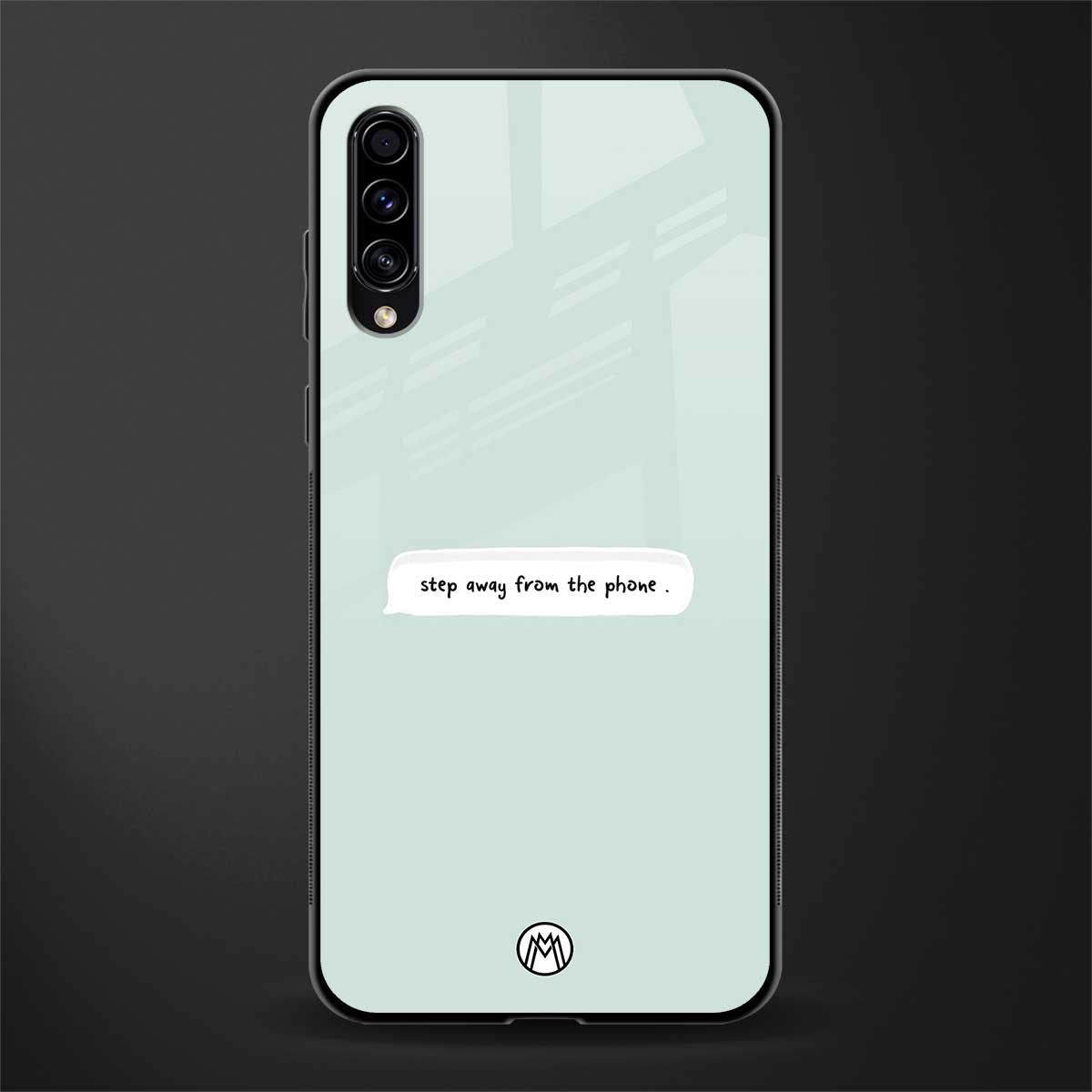 step away from the phone glass case for samsung galaxy a70 image