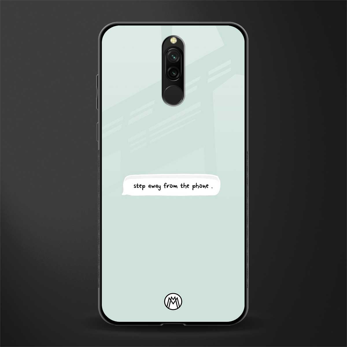 step away from the phone glass case for redmi 8 image