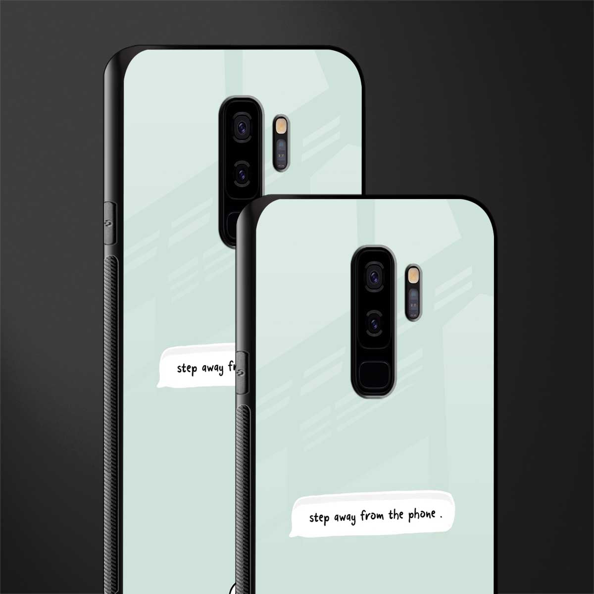 step away from the phone glass case for samsung galaxy s9 plus image-2