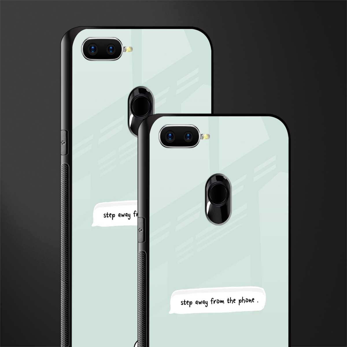 step away from the phone glass case for oppo a7 image-2
