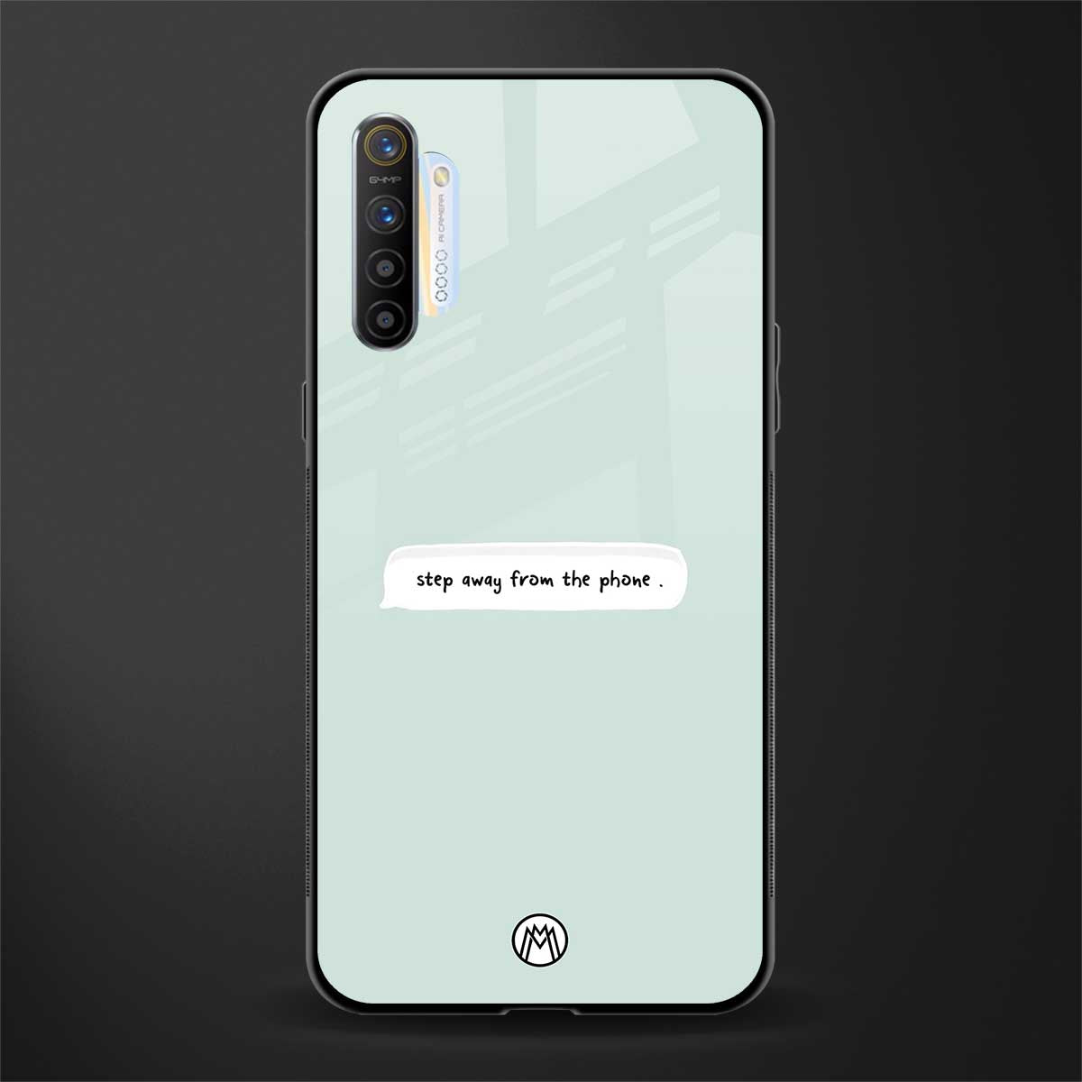 step away from the phone glass case for realme x2 image