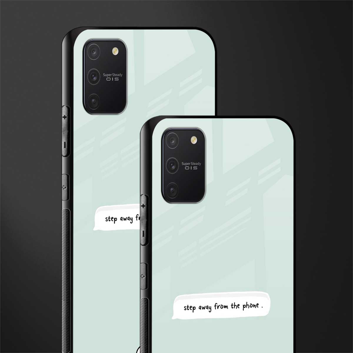 step away from the phone glass case for samsung galaxy a91 image-2