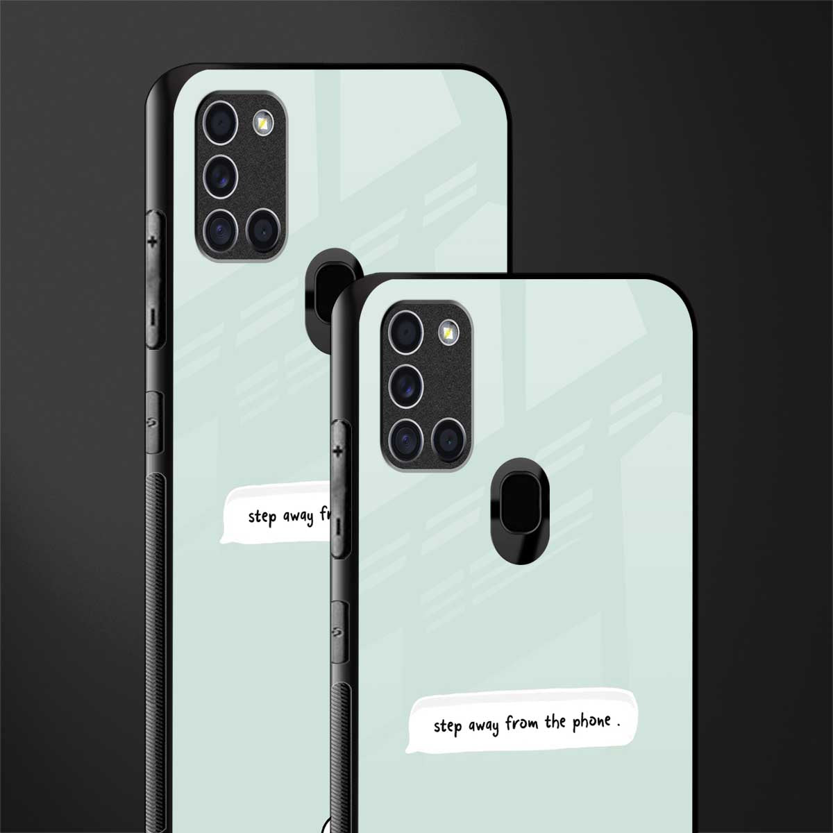 step away from the phone glass case for samsung galaxy a21s image-2