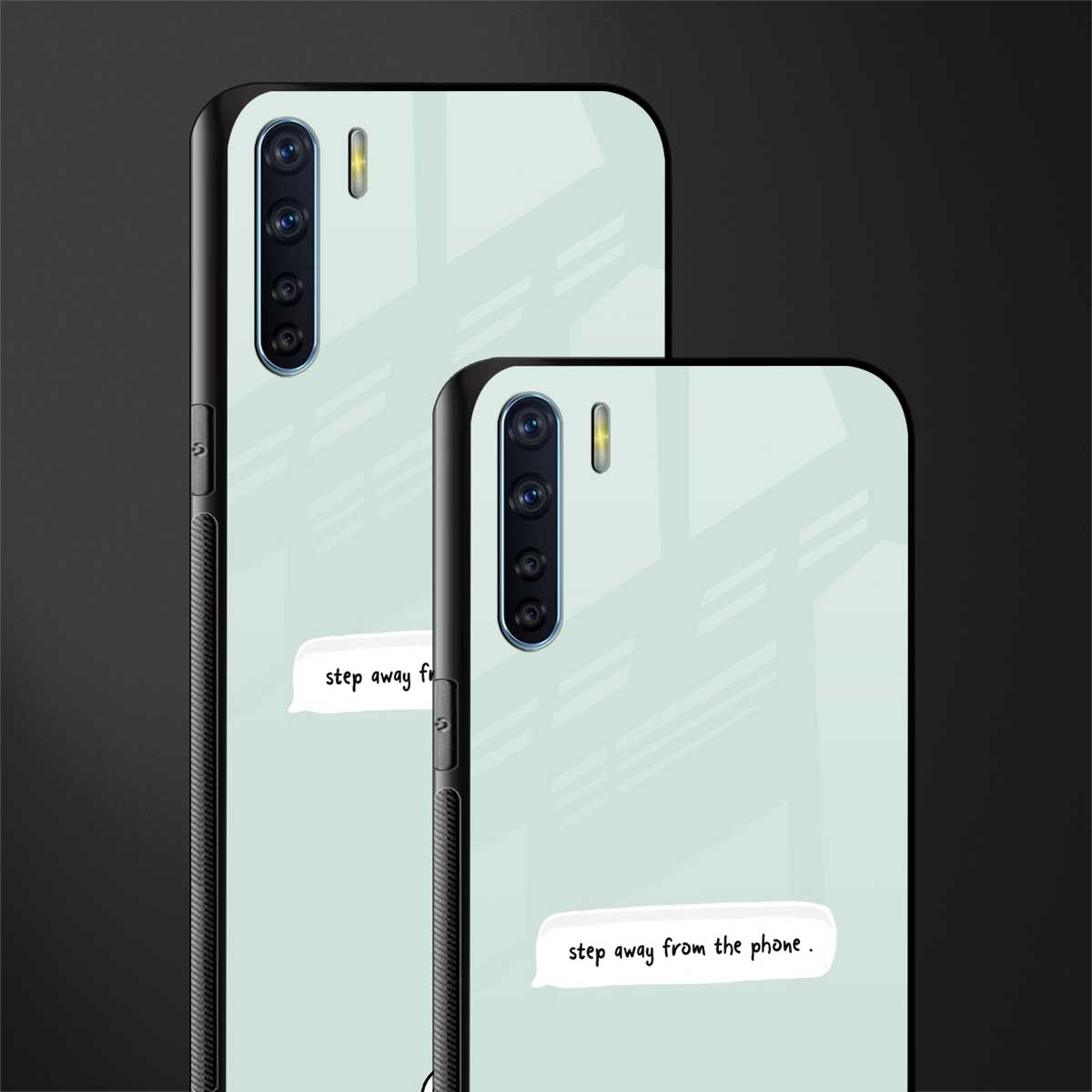 step away from the phone glass case for oppo f15 image-2