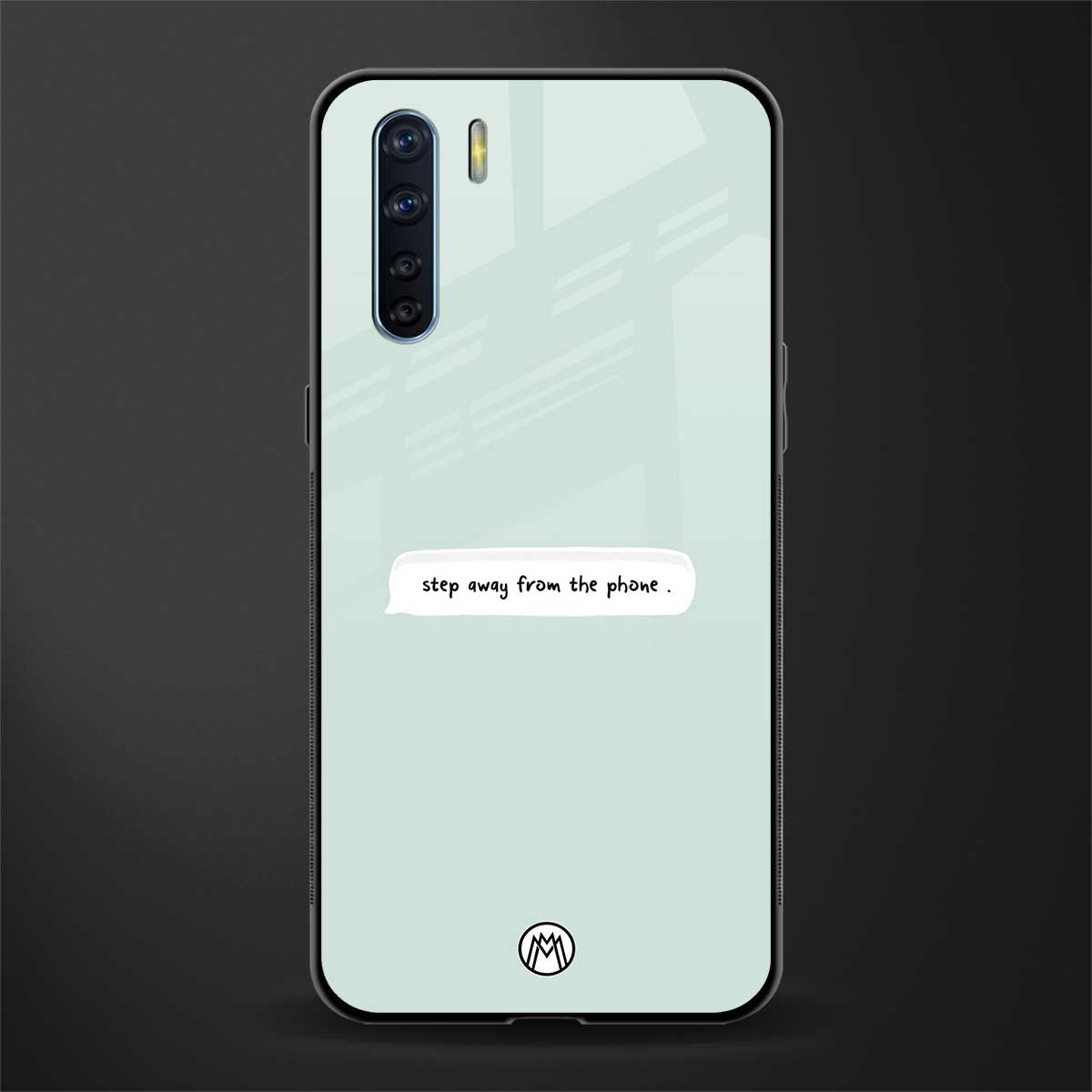 step away from the phone glass case for oppo f15 image