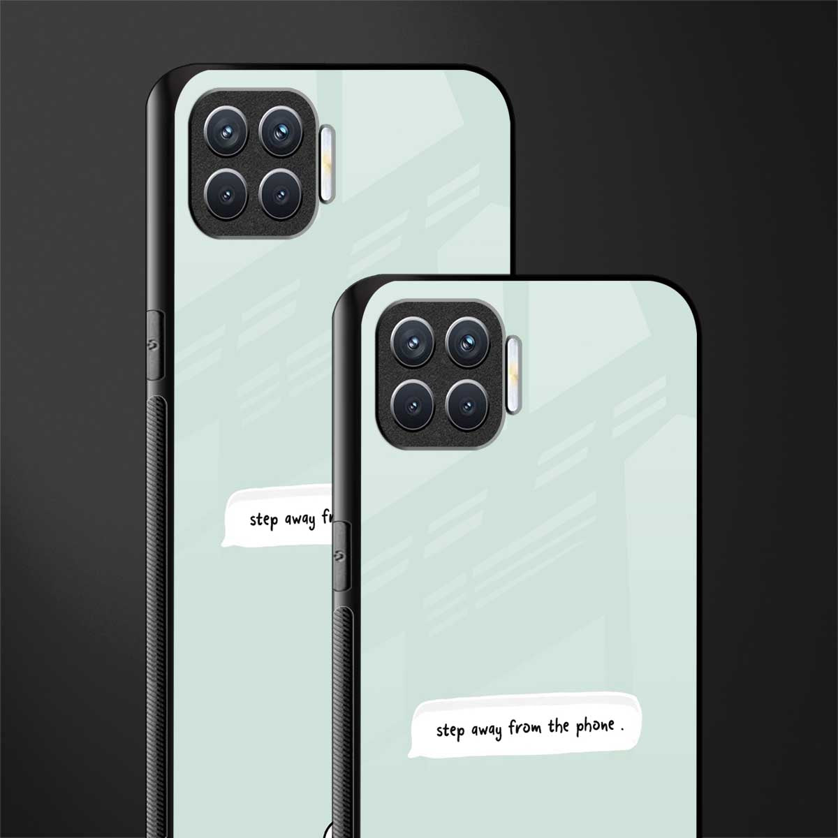 step away from the phone glass case for oppo f17 pro image-2