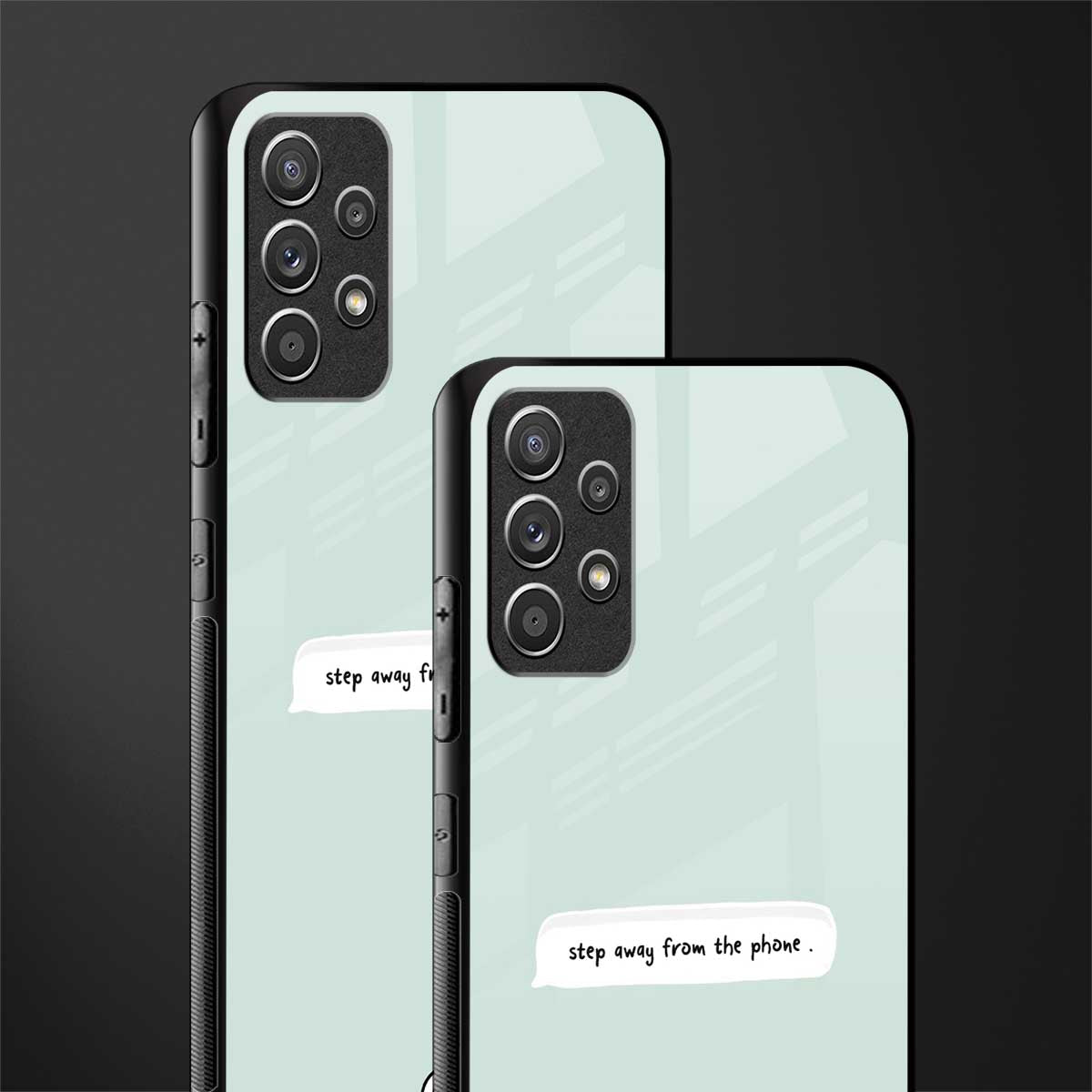 step away from the phone glass case for samsung galaxy a72 image-2