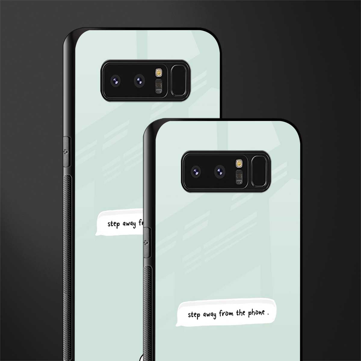 step away from the phone glass case for samsung galaxy note 8 image-2