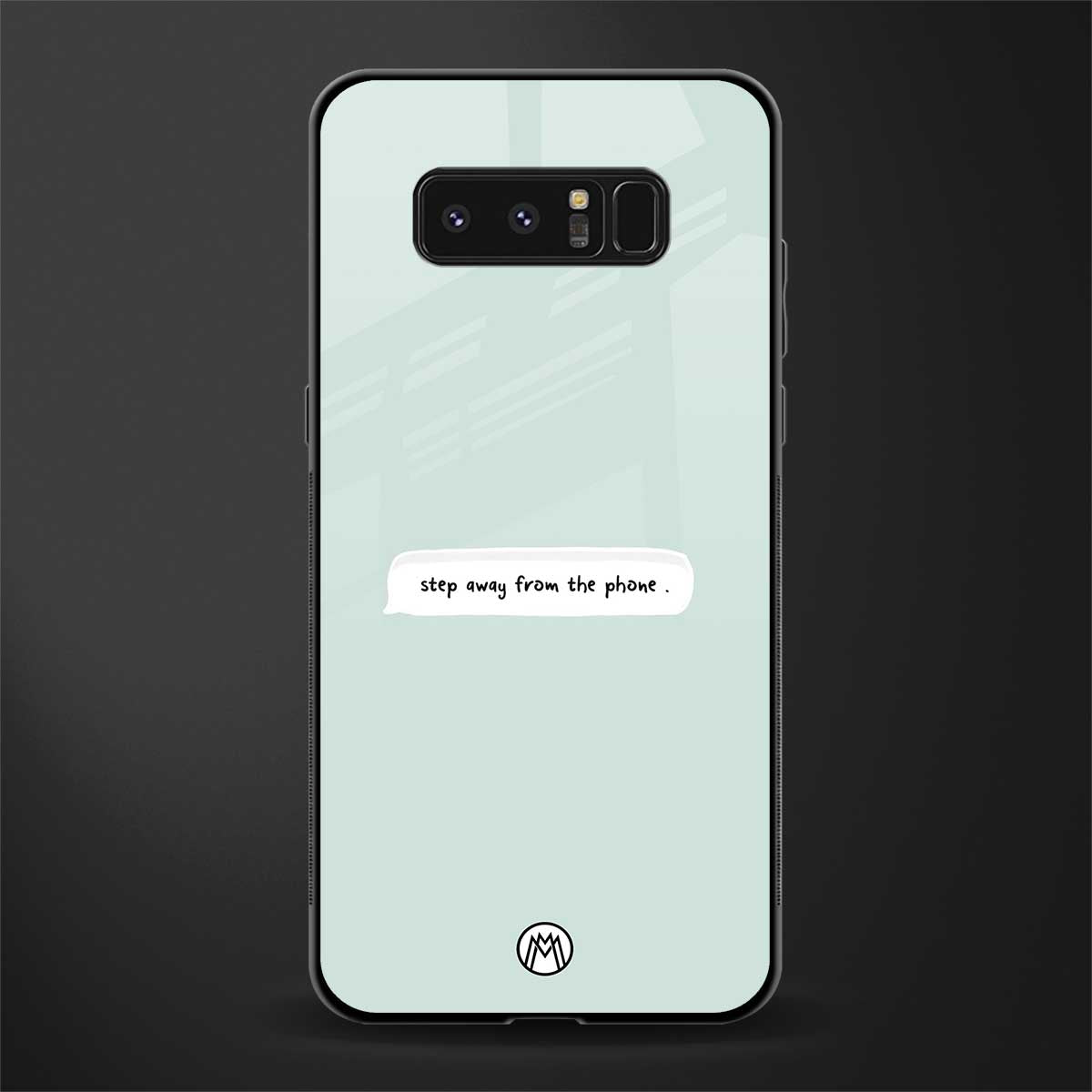 step away from the phone glass case for samsung galaxy note 8 image