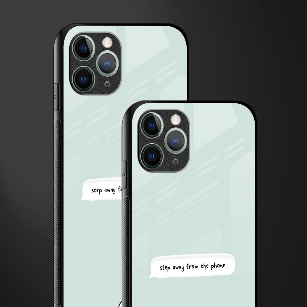 step away from the phone glass case for iphone 11 pro image-2