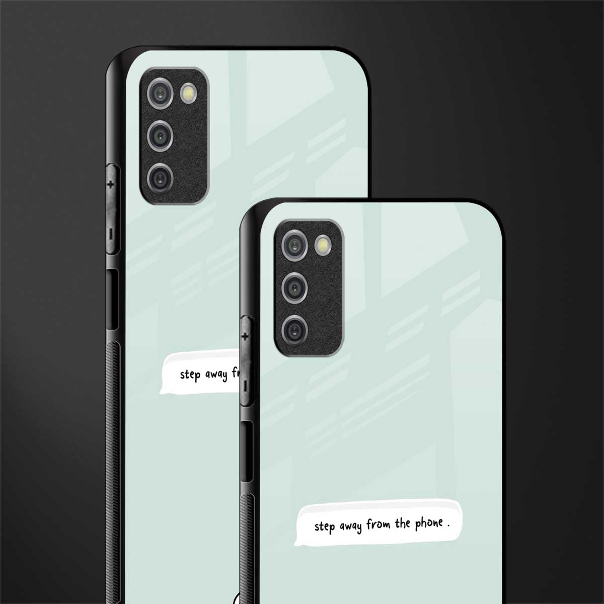 step away from the phone glass case for samsung galaxy a03s image-2
