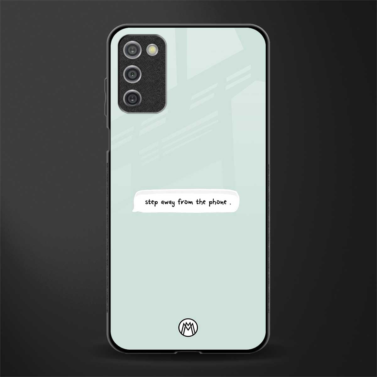 step away from the phone glass case for samsung galaxy a03s image