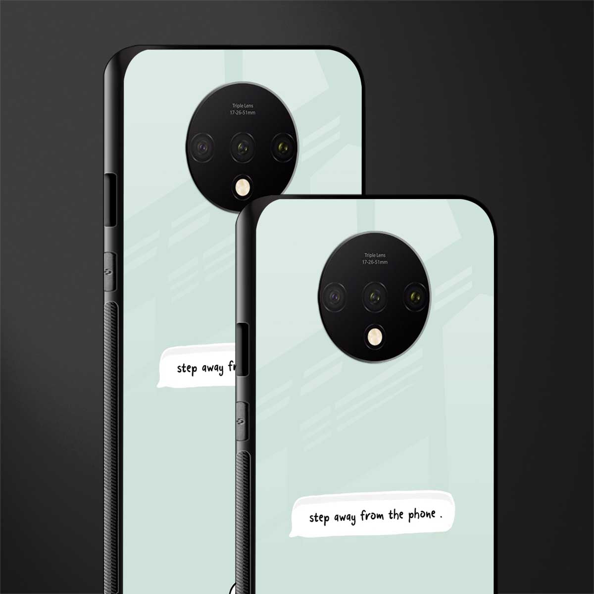 step away from the phone glass case for oneplus 7t image-2