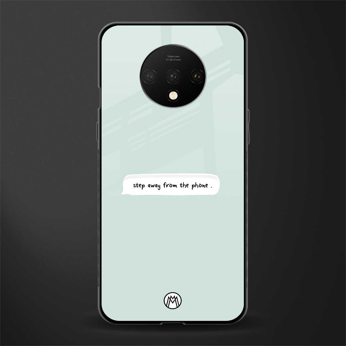 step away from the phone glass case for oneplus 7t image