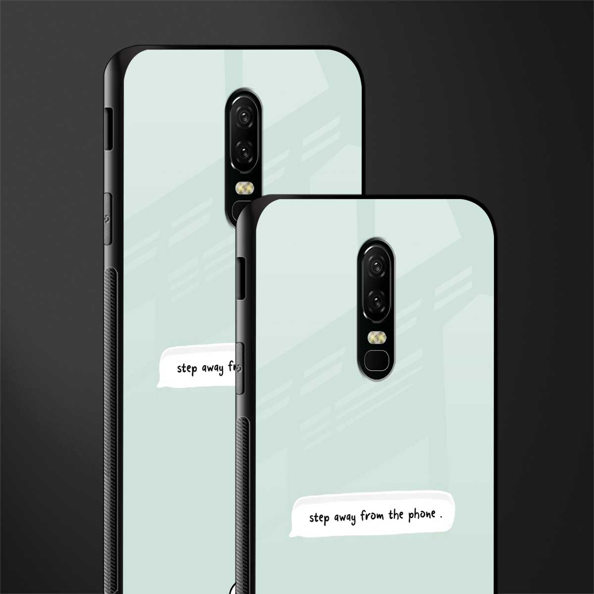 step away from the phone glass case for oneplus 6 image-2
