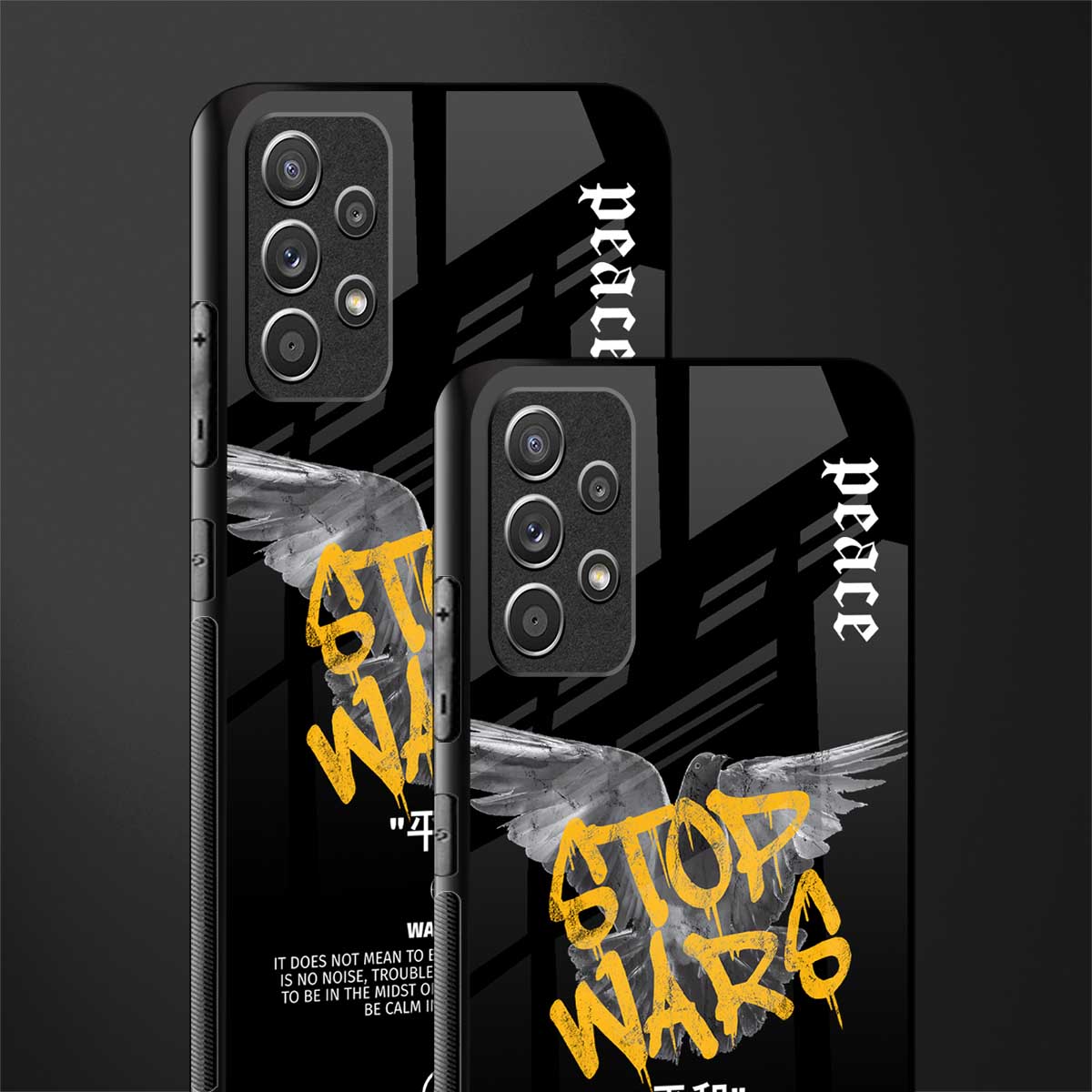 stop wars glass case for samsung galaxy a72 image-2