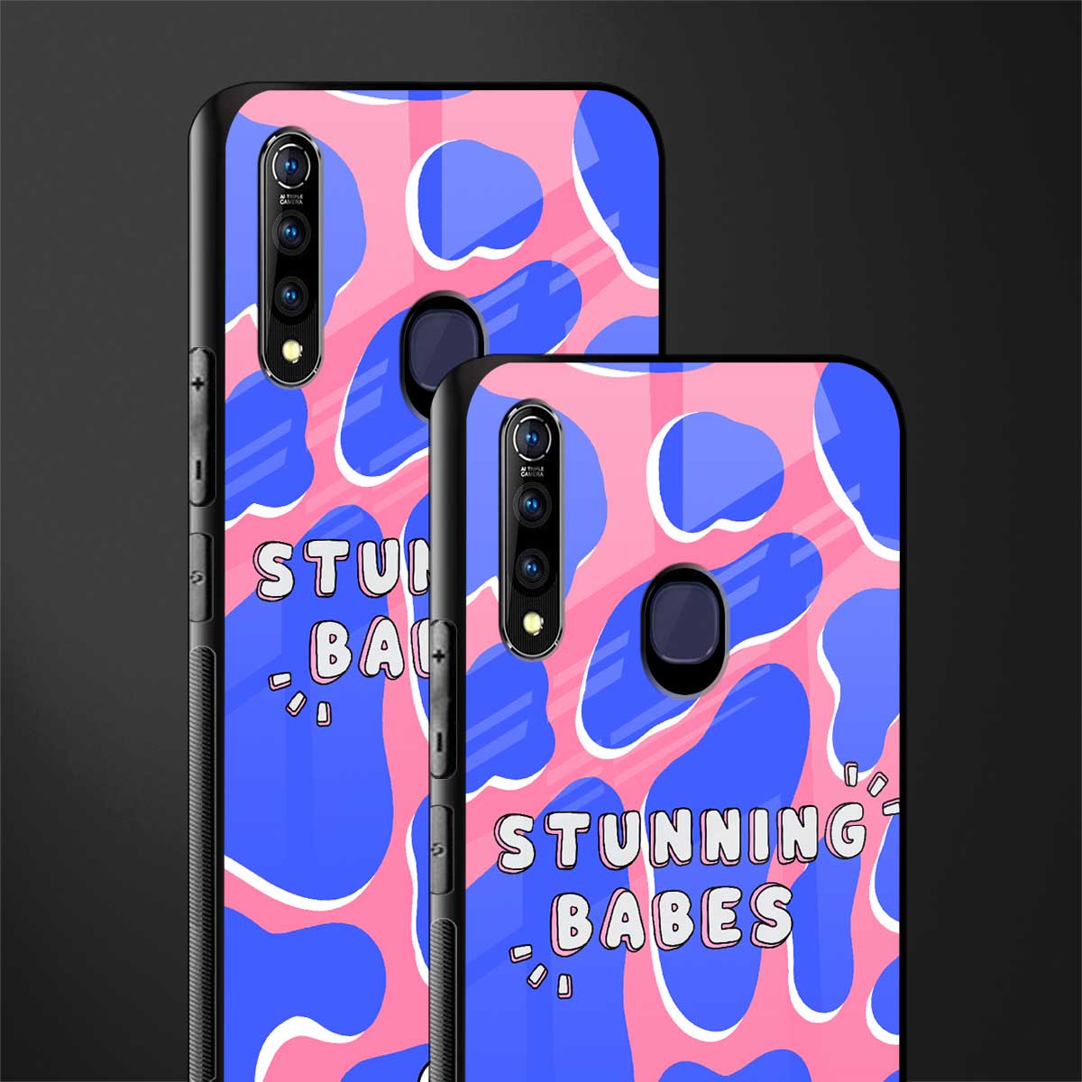 stunning babes glass case for vivo z1 pro image-2
