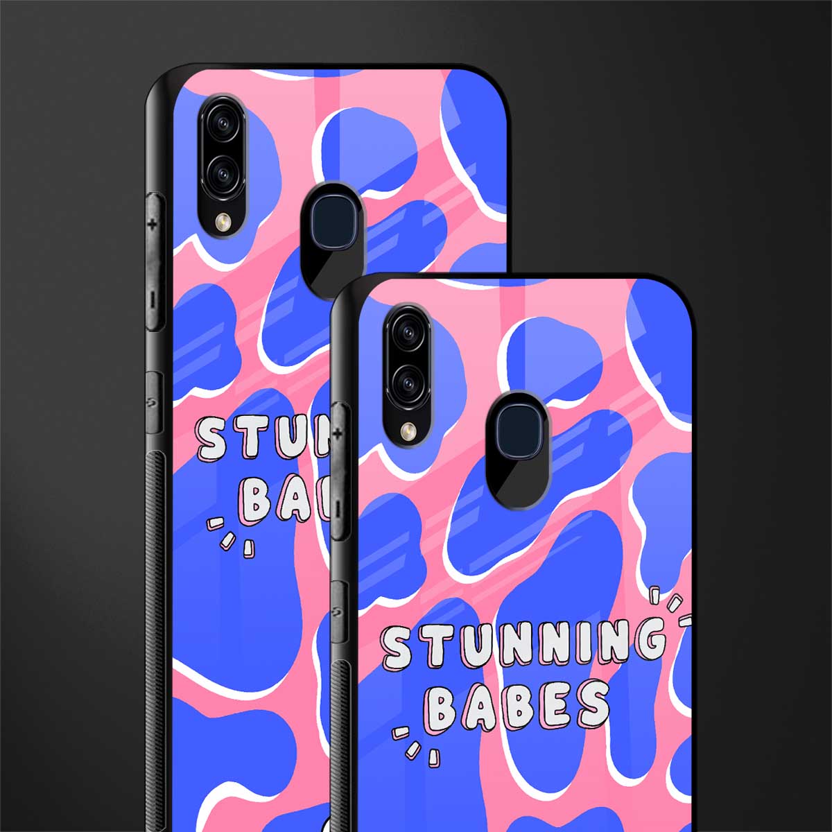 stunning babes glass case for samsung galaxy a20 image-2