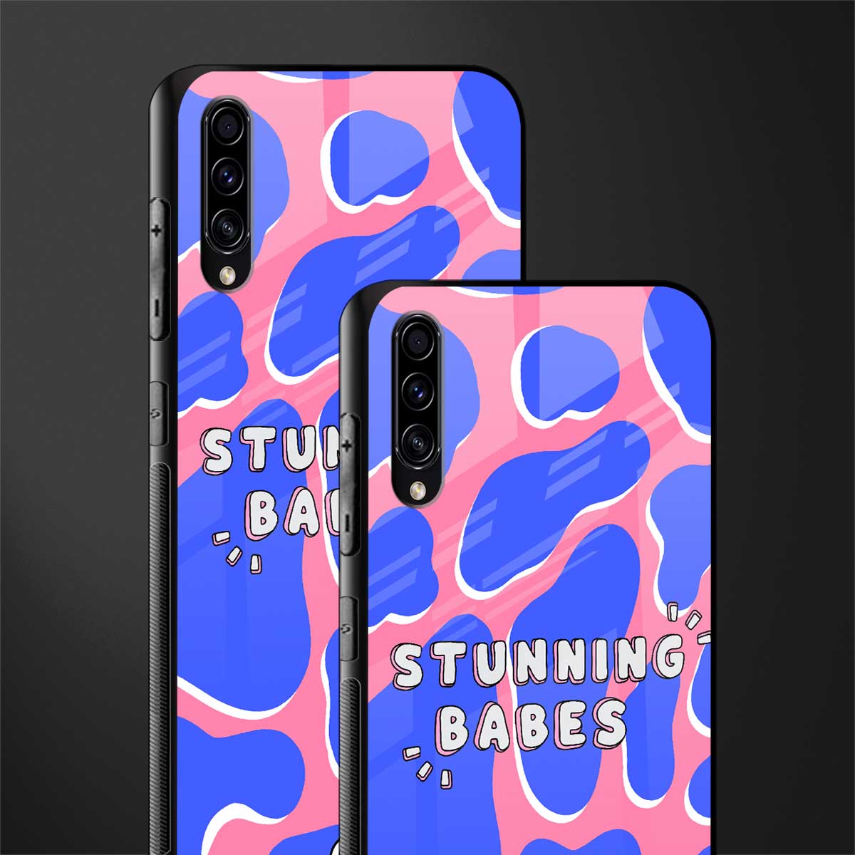 stunning babes glass case for samsung galaxy a70 image-2