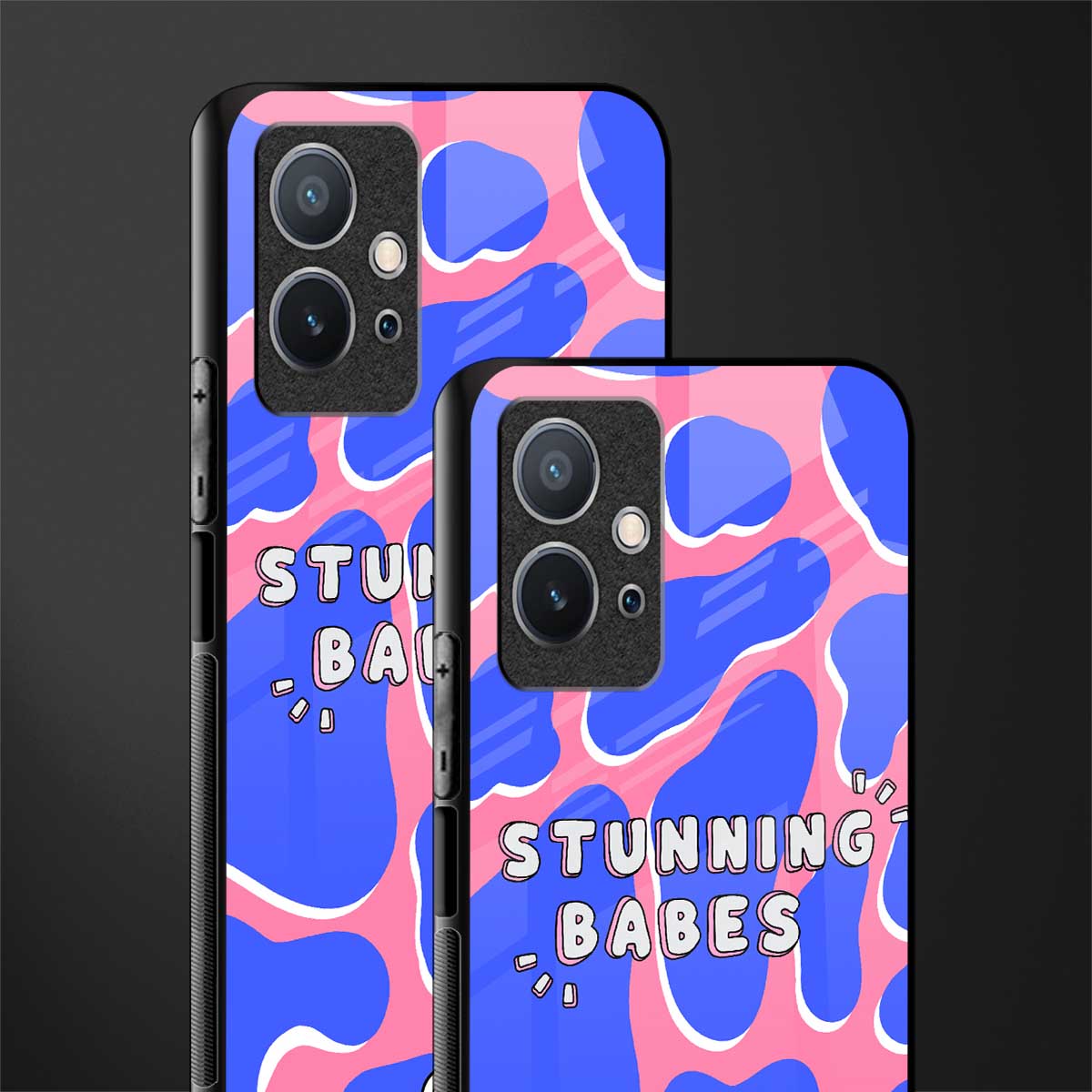 stunning babes glass case for vivo y75 5g image-2