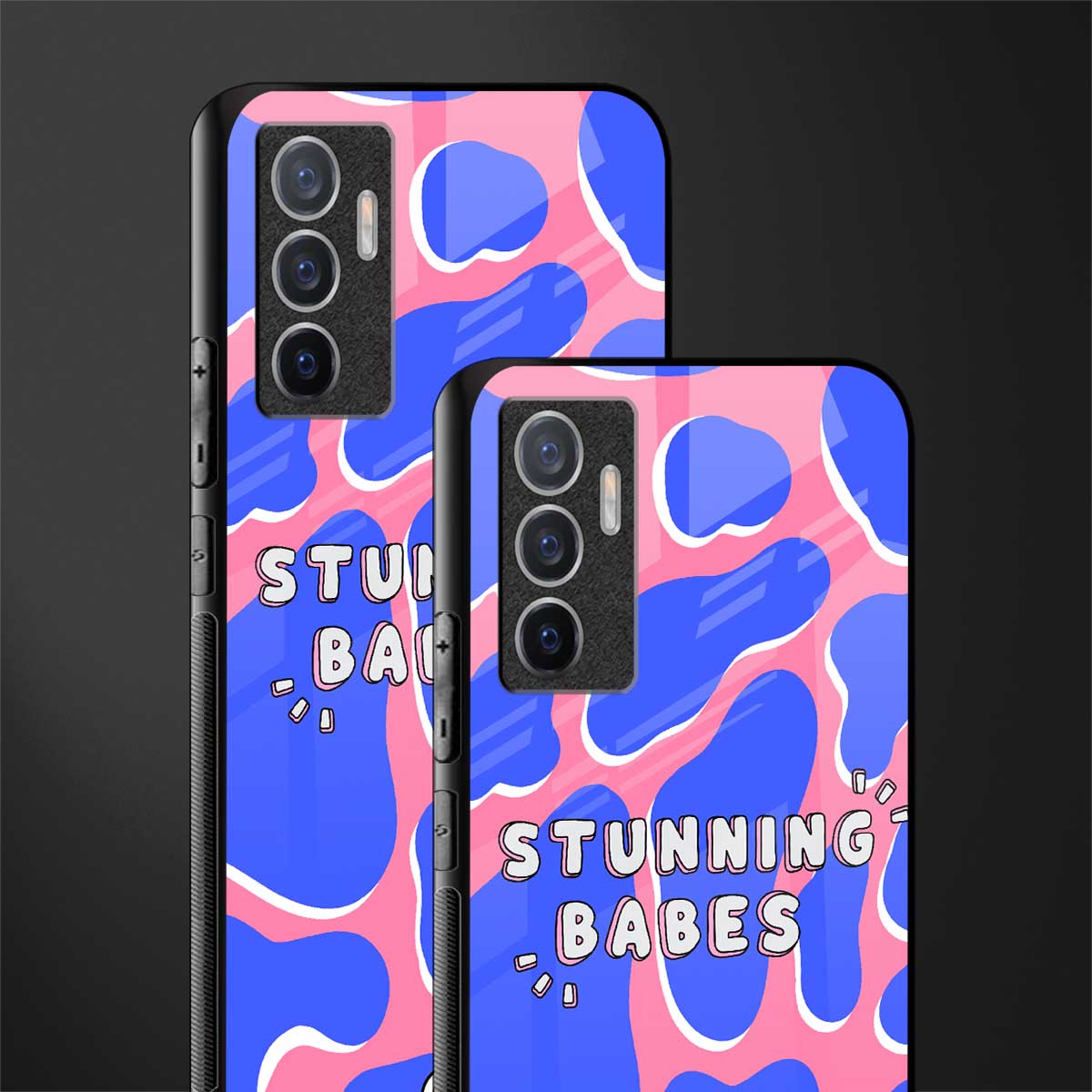 stunning babes glass case for vivo v23e image-2